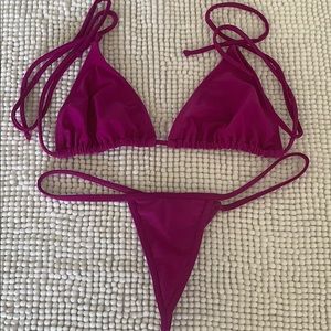 2 Piece micro thong bikini
